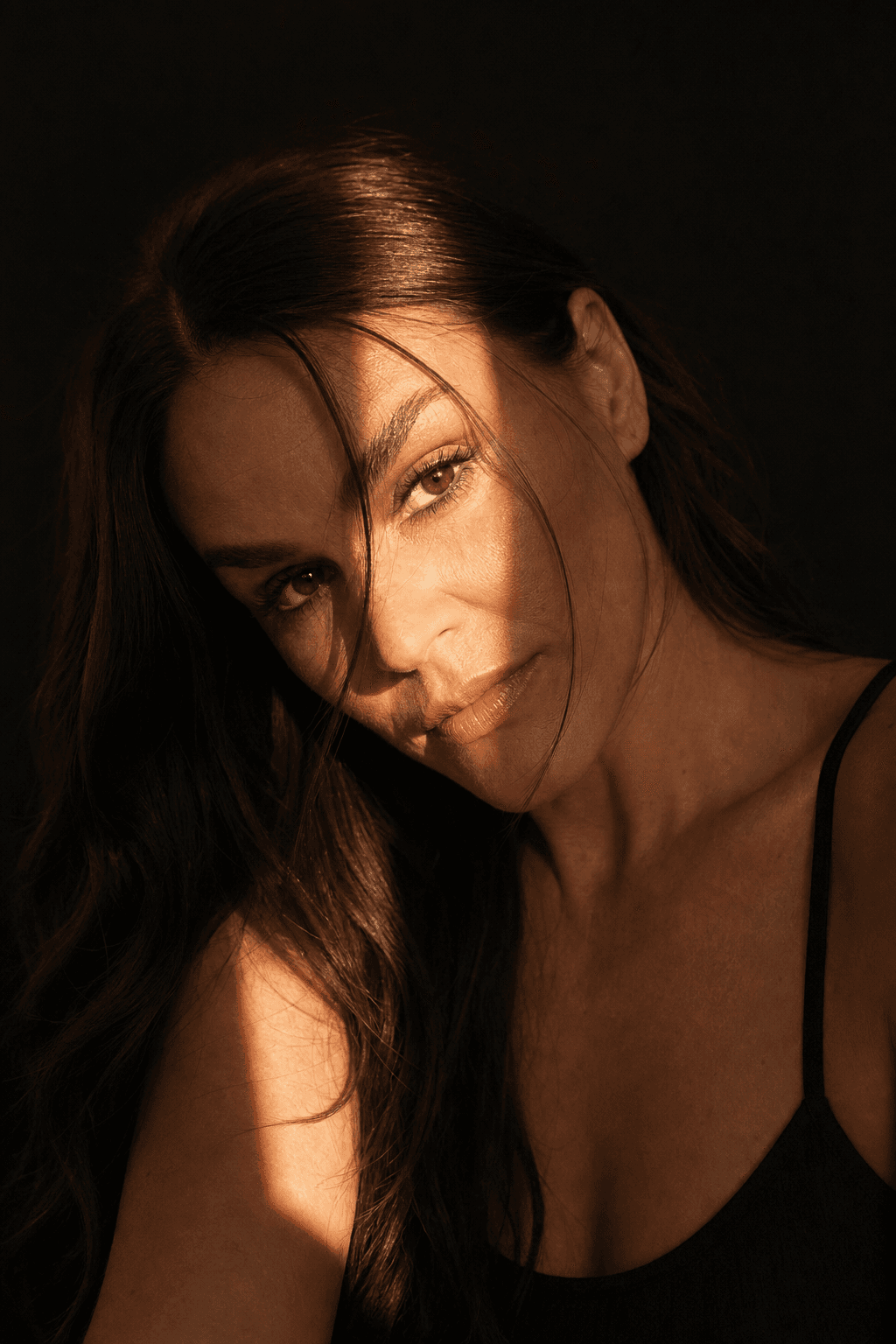 Golden Hour Fragments · Split Light, Sandra's AI photo example