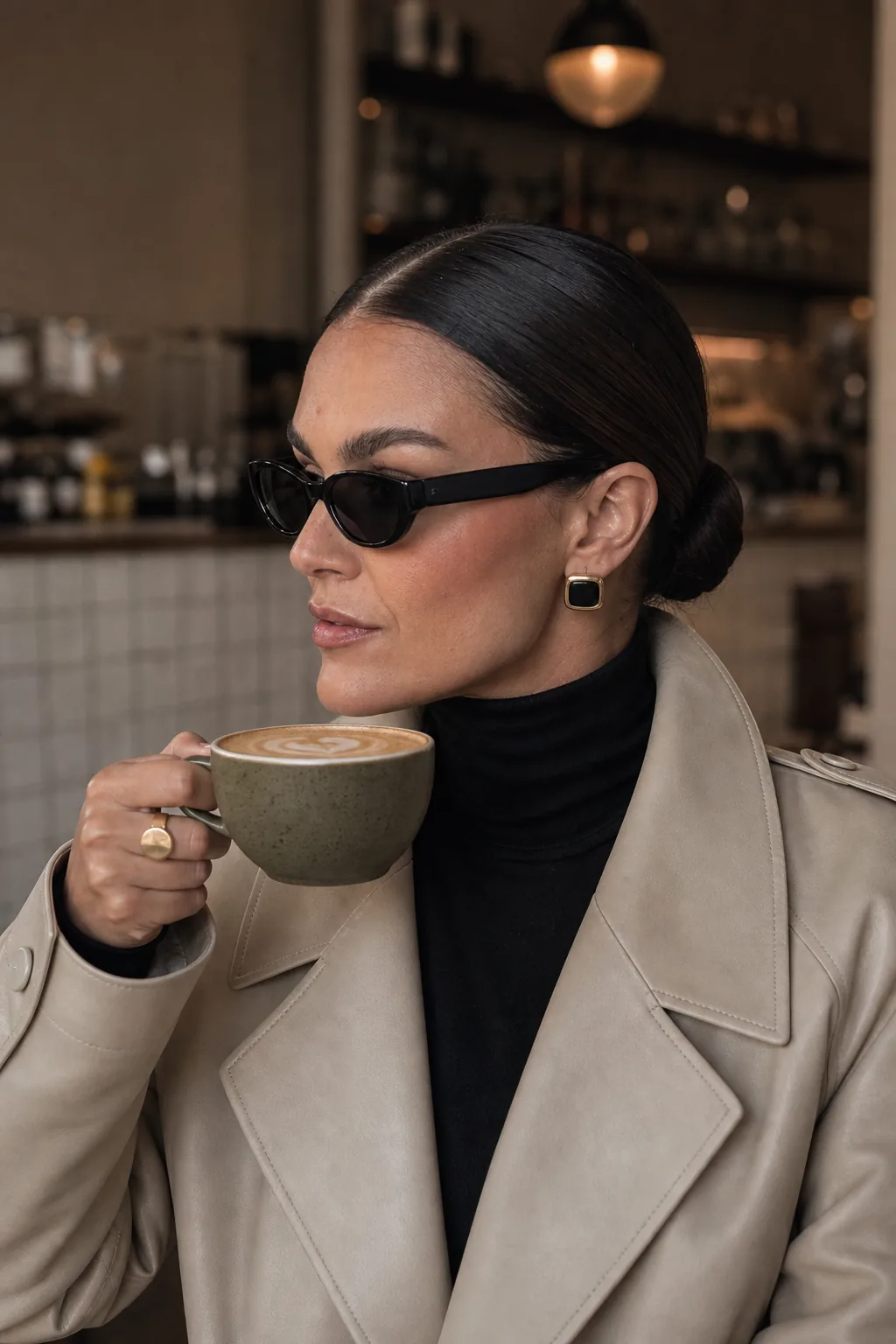 Coffee and trench-coat result